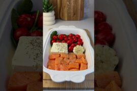 Easy Feta Salmon Pasta