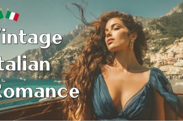 The Most Romantic Vintage Italian Love Songs 🇮🇹 Golden Days in Amalfi | Canzone 1960s | 4K