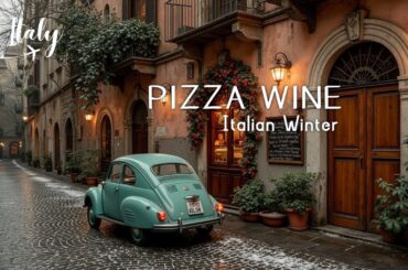 Winter Italian Music for Calm Mornings - Quiet Snowy Ambience | Peaceful Italy Sounds