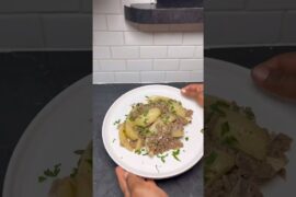 Crispy Italian Potato Stir Fry | Easy Garlic Potato Skillet Recipe #recipe #food #dinner #cooking