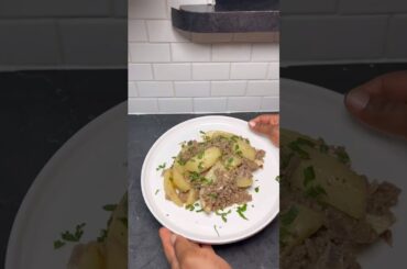 Crispy Italian Potato Stir Fry | Easy Garlic Potato Skillet Recipe #recipe #food #dinner #cooking