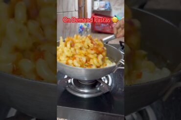 On Demand Pastas #housewifelife #home #streetfood #cooking #pasta #desi kitchen corner#foodfreaks