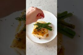 Chef-Level Cod & Risotto for One | Learned in Italian Culinary School 🇮🇹(recipe in description)