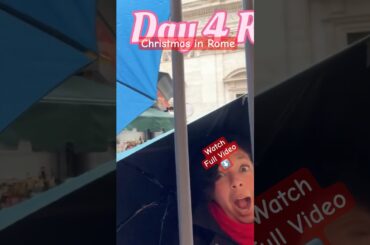 🎄 Christmas Day in Rome 🇮🇹 | Day 4 Travel Vlog - Vatican City, Pope Leo & Jewish Ghetto ✨ #shorts