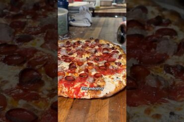 New York pizza in the oldest coal oven in America #shorts #pizza #newyork