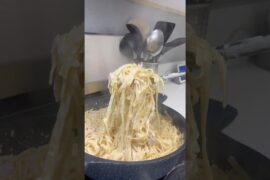 Espaghetti blanco🤍 #recetas #mexico #recipe #tendencia #shorts #trending #food #cooking #lasvegas