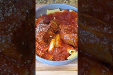 Sunday Dino Short Rib Red Sauce #italianrecipes #sundaydinner #comfortfood