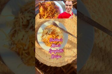 Sheldon’s Mom’s spaghetti recipe | The Big Bang theory #spaghetti #tbbt #italian #quickrecipe