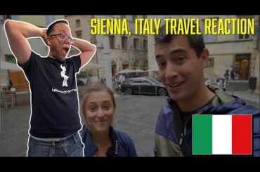 Sienna, Italy Travel and Food Tour Reaction