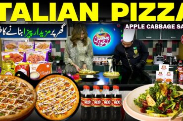 Tasty Italian Style Pizza - Apple Cabbage Salad | Easy Recipe | Ramzan Pakwaan | Discover Pakistan