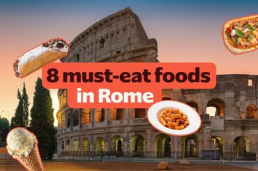 8 must-eat food in Rome, from pinsa to cannoli