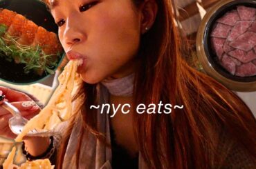 WHAT I EAT IN A DAY IN NYC :P