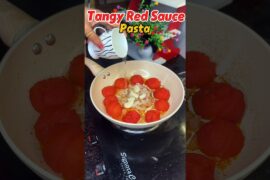 creamy tomato pasta recipe | Red souce pasta | Easy pasta recipe #shorts #pasta #viral #food