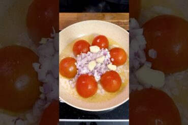 Tomato Shrimp Pasta! Easy Recipe #shorts