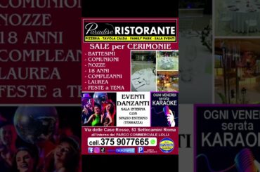 RISTORANTE SPECIALIZZATO anche per BIMBI #Tivoli #Guidonia #Roma #Lazio #Italy