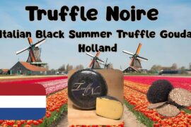 🧀Cheeseland Truffle Noire Italian Black Summer Truffle Gouda - Holland - The Netherlands🧀