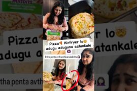 Pizza airfryer lo intha penta avthundhi anukoledhu🍕🤦🏻‍♀️#shorts #viral #trending #youtubeshorts