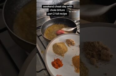 full recipe for chole bhture #cooking #indianfood #indian #uk #Italian