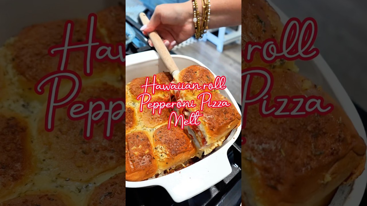 Hawaiian Roll Pizza Melts 🍕🔥 | Easy Cheesy Pull-Apart Sliders in Minutes! Hawaiian Roll Pizza Melts 🍕🔥 | Easy Cheesy Pull-Apart Sliders in Minutes!