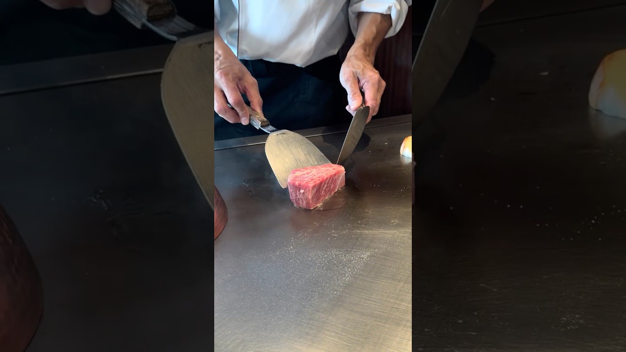 A5 Striploin Teppanyaki 🔥 Oriental Hotel Kobe A5 Striploin Teppanyaki 🔥 Oriental Hotel Kobe