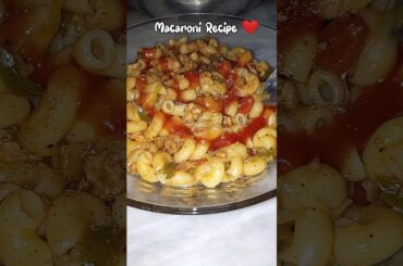 Macaroni Recipe #shorts #shortsfeed #macaroni #recipe