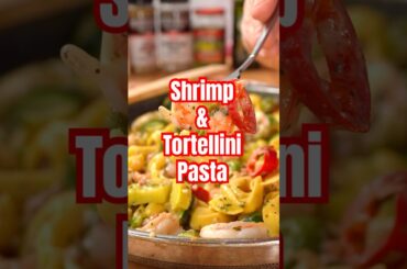 🍤🧀 Creamy Shrimp & Tortellini Pasta 🧀🍤