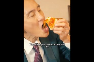 Uncle Mike tries Authentic Italian Pizza and Pasta #shorts