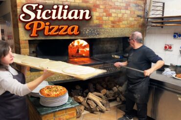 Unique ITALIAN PIZZA & 130 Year Old BAKERY in Trapani, Sicily 🇮🇹