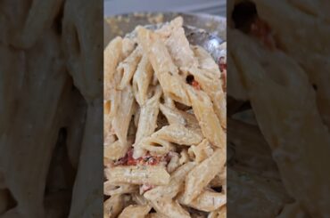 Creamy Chicken Bacon Ranch Pasta #cooking #food #foodasmr #recipe