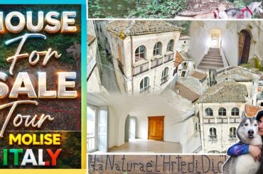 Beautiful Historic Stone Palace with Original Antique Floors Near Magical Waterfalls in Italy,Molise