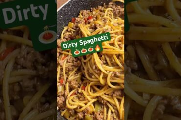 Dirty Spaghetti, your new favorite home-cooked meal #food