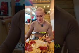 SUPER PIZZA NAPOLETANA A TIRANA  #ilmioviaggioinalbania #albania #food #pizza