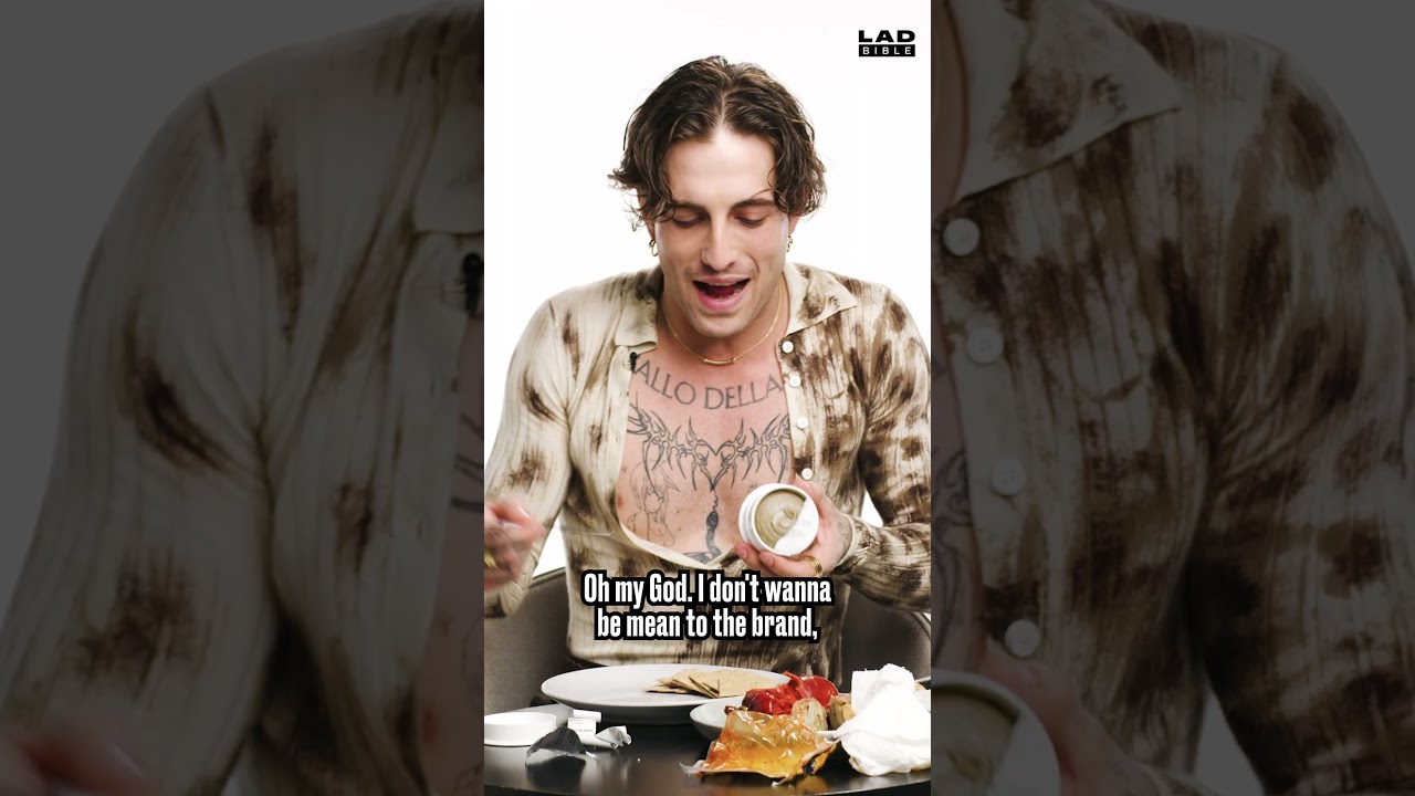 Damiano David’s Face When He Learns What He’s Eating | LADbible Entertainment Damiano David's Face When He Learns What He's Eating | LADbible Entertainment