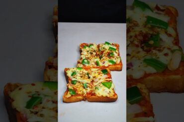 Easy Bread Pizza ASMR Cooking 😋🍕 #shorts #asmr