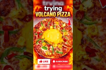 Volcano pizza 🍕 ❤️ #pizza #volcanopizza #shorts #streetfood #shortsfeed #trending #food #viral