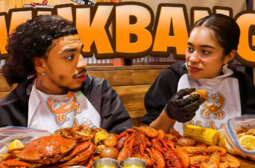 Jay Cinco & Lala Baptiste Kickin Asian SEAFOOD MUKBANG!
