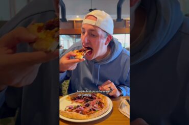 TWO Pizzas at California Pizza Kitchen?! 😳 | What He Eats in a Day