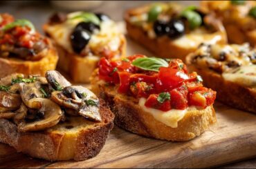 Le migliori BRUSCHETTE di mia mamma! Meglio della pizza!