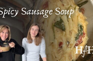 Creamy Italian Sausage Soup (With Spinach & Cream) | Easy 30-Minute Recipe