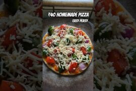 ₹40 Mein Homemade Pizza 😳 Better Than Market Pizza? #food #viral #pizza #budget #foodies #ytshorts