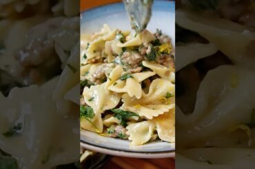 Italian Sausage and Pasta! #cooking #food #shorts