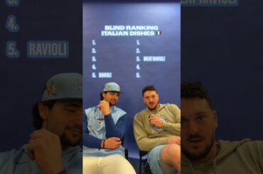 Vinnie and Jac Blind Rank Italian Dishes #WorldBaseballClassic #blindranking #italianfood #kcroyals