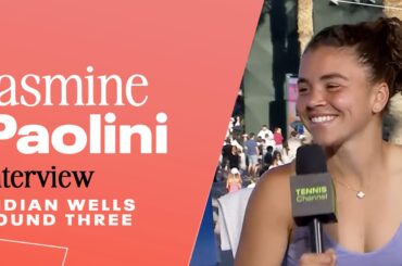 Jasmine Paolini enjoying Italian food on the road 🍝 | 2026 Indian Wells