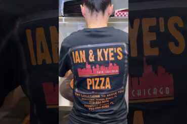 Pizza girl with a specialty Blaze pizza. 🍕 thin is in baby only at Ian and Kye’s pizza 🍕 @Dave ...