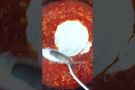 Creamy Salmon Penne 🌸 #Shorts #Cooking