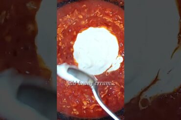 Creamy Salmon Penne 🌸 #Shorts #Cooking