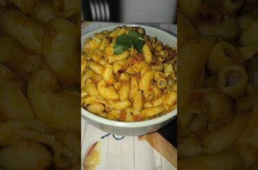 Desi Style Masala Macaroni! 🍝🔥#macaroni #pasta #foodshorts