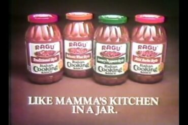 Ragu Italian Cooking Sauce Commercial (1979)