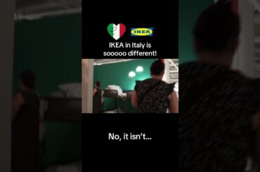 IKEA in Italy is soooo different! Not really… #travel #italy  #ikea #food #pasta #fun #love #family