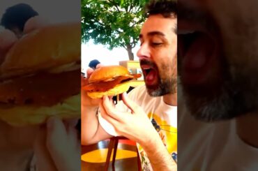 SPACE PATTY vs BANGKOK 🍔 UFO BURGER CHALLENGE